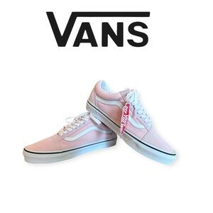 Vans Old Skool Low Women's Size 9 Light Pink Suede Athletic Skate Shoes
